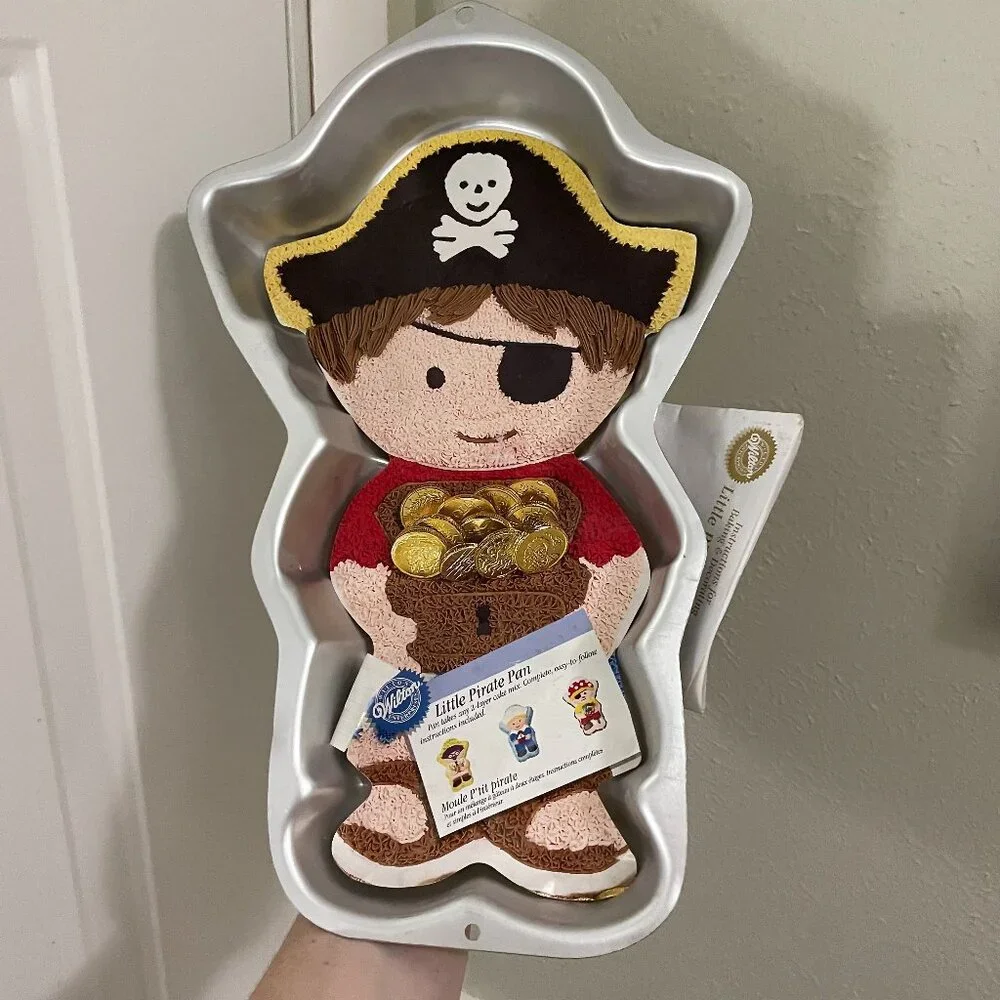 Wilton - Little Pirate Cake Pan - 2105-2078 (2004) - NWT - Includes Instructions